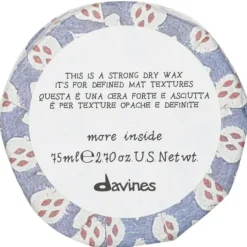 More Inside This Is A Strong Dry Wax (For Defined Mat Textures)