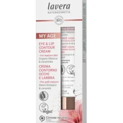 My Age Eye & Lip Contour Cream With Organic Hibiscus & Ceramides - For Mature Skin