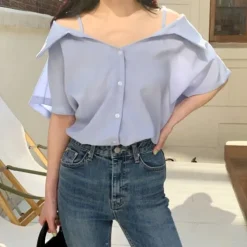 Off-shoulder Shirt