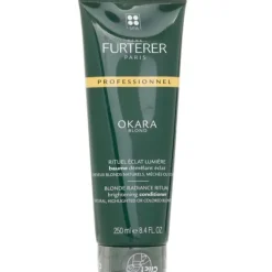 Okara Blond Blonde Radiance Ritual Brightening Conditioner - Natural, Highlighted or Coloured Blonde Hair (Salon Product)