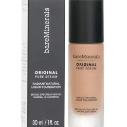 Original Pure Serum Radiant Natural Liquid Foundation Mineral SPF 20