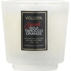 Petite Pedestal Candle - Spiced Goji Tarocco Orange