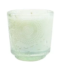 Petite Pedestal Candle - White Cypress