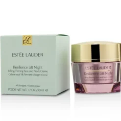 Resilience Lift Night Lifting/ Firming Face & Neck Creme - For All Skin Types