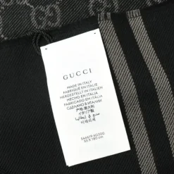 Reversible Arlisse GG Guccissima Scarf/Muffler 544619 Black