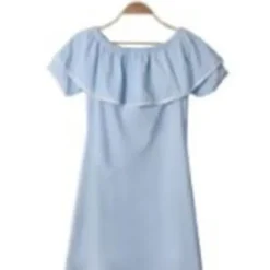 Ruffle Off-Shoulder Dress