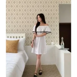 Ruffle Off-Shoulder Dress