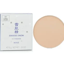 Sekkisei Snow CC Powder Case With Sponge SPF 14