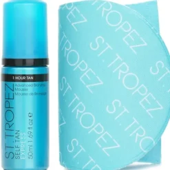 Self Tan Express Mini Kit: Tinted Tanning Mousse 50ml + Application Mitt