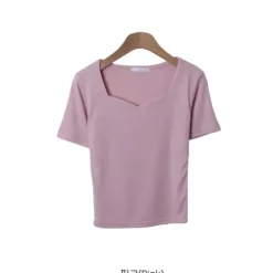 Slim Fit Sweetheart Neckline Top