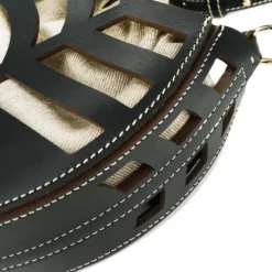 Small kayan round bucket bag