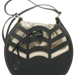 Small kayan round bucket bag