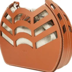 Small kayan round bucket bag