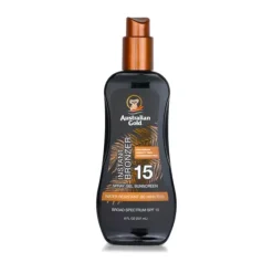 Spray Gel Sunscreen SPF 15 with Instant Bronzer