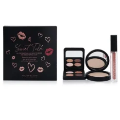 Sweet Talk The Perfect Spring Glow Palette (1x Hydrating Lip Creme, 1x Highlighter, 1x Eyeshadow Quad)