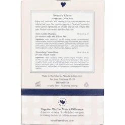 Sweetly Clean Kit: Extra Gentle Shampoo 59ml + Noursihing Cream Rinse 59ml