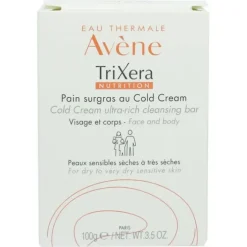 TriXera Nutrition Cold Cream Ultra-Rich Face & Body Cleansing Bar - For Dry to Very Dry Sensitive Skin