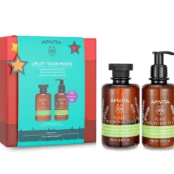 Uplift Your Mood Toning & Revitalization Set: Tonic Mountain Tea Shower Gel 250ml+ Tonic Mountain Tea Body Milk